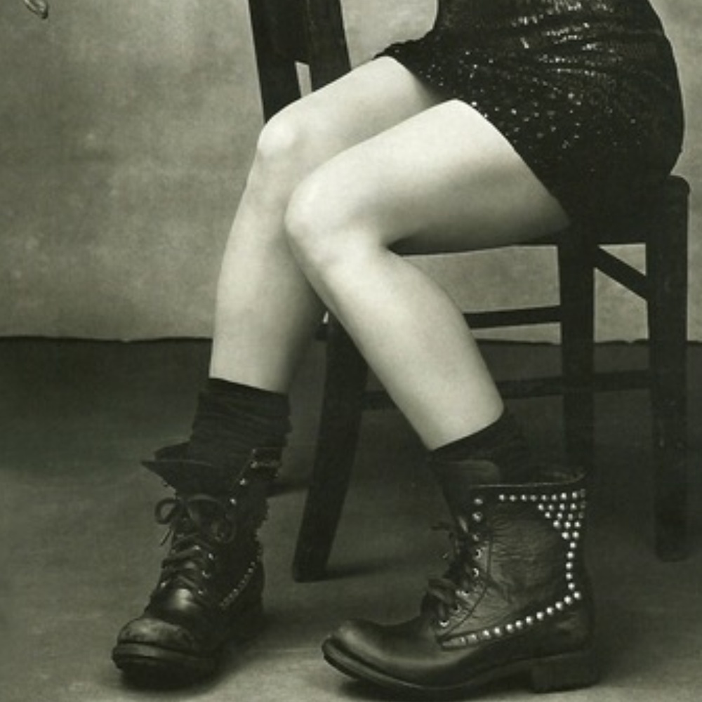 ASH Studded combat boots